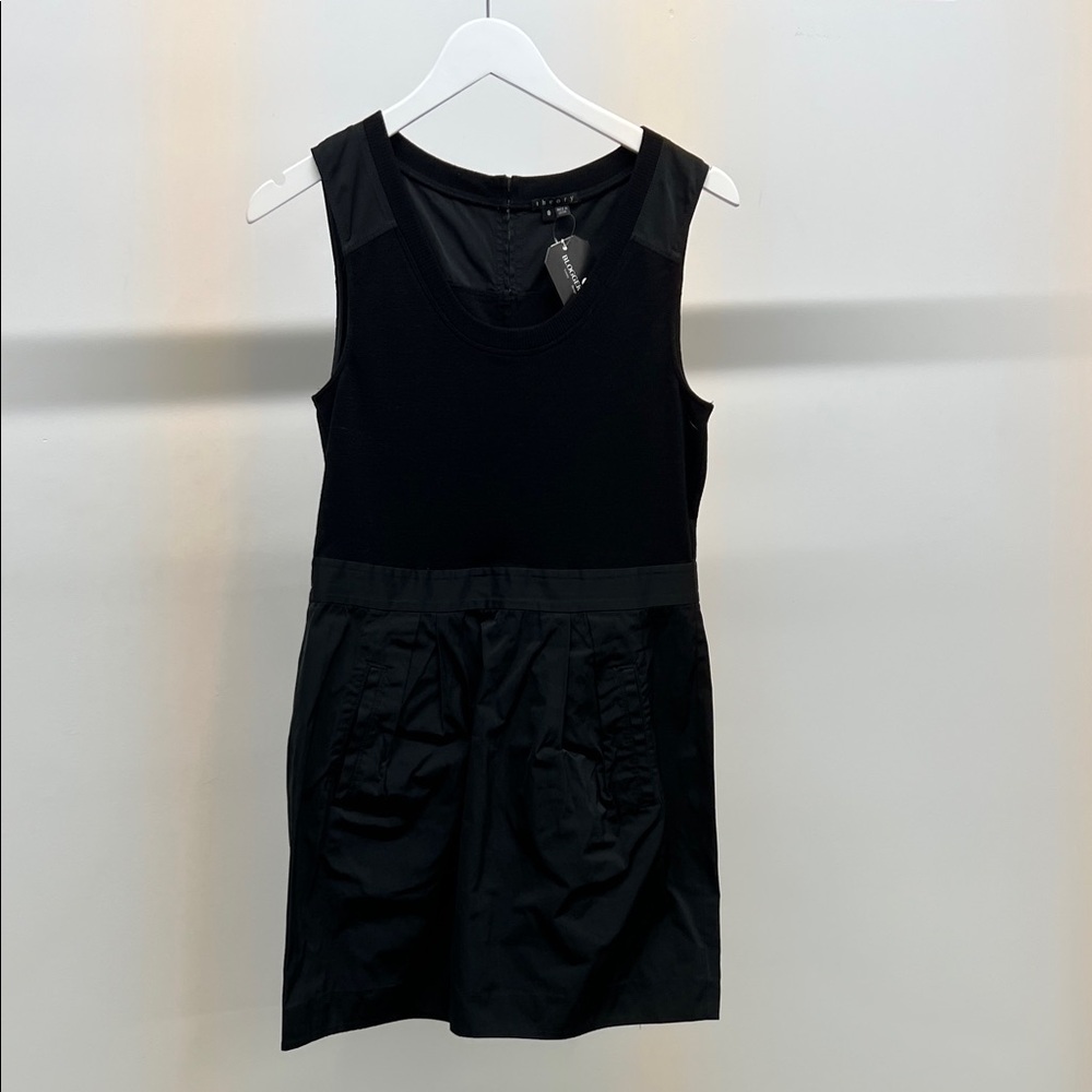 Theory Black Mini Dress
